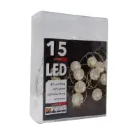 15 Crystal Beaded Ball LED Fairy Lights - Battery Powered | Dannells