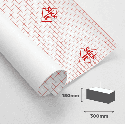 150mm x 300mm Rectangle - Self Adhesive Panel