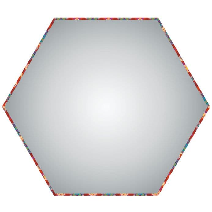 15cm Hexagon Lampshade Diffuser - Translucent polypropylene