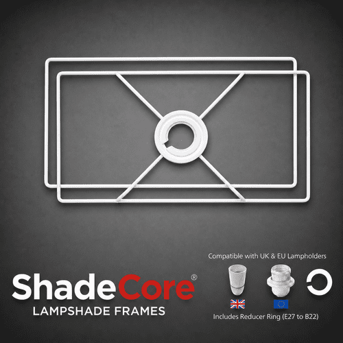 15cm x 30cm Rectangle Lampshade Frame Set ID: 433