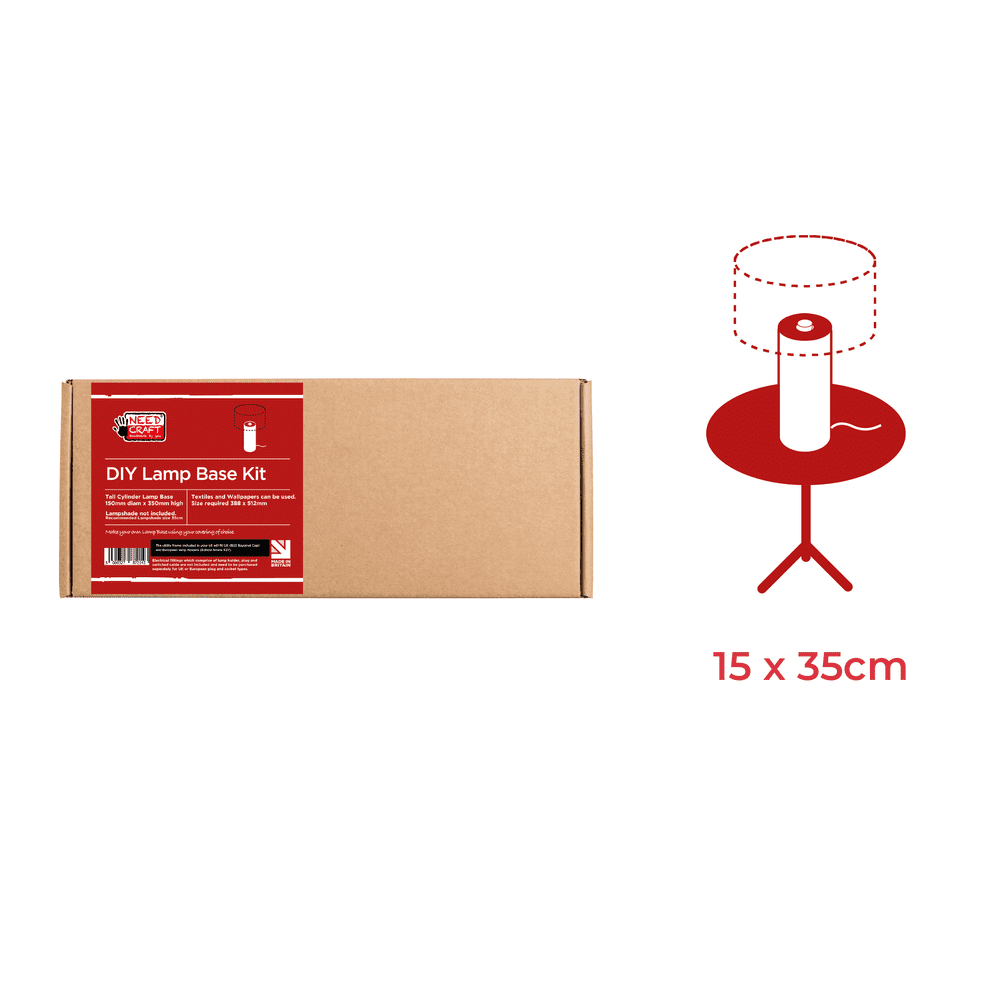 15cm x 35cm High - Lamp Base Making Kit