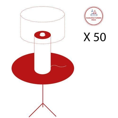 15cm x 35cm High - Lamp Base Making Kit- Manufacturing Pack  50 Units