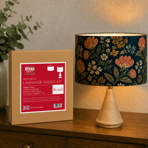 16" Inch Shallow Drum - Lampshade Making Kit