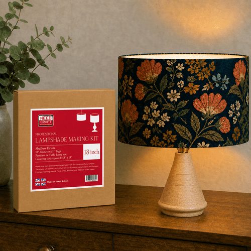 18" Inch Shallow Drum - Lampshade Making Kit