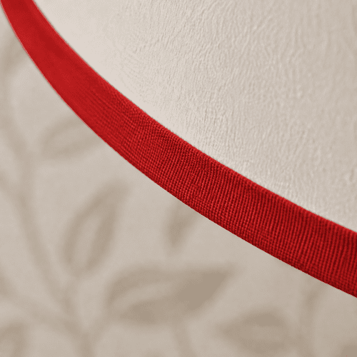 19mm Lampshade Self-Adhesive Textile Tape - Scarlet Red 913 ID: 9318