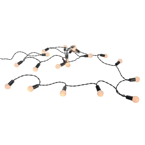 20 LED Bulb Outdoor Light String 2m + Timer