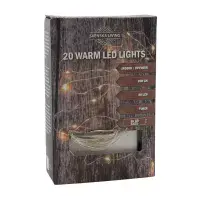 20 Micro LED Outdoor Fairy Light String - 2m + Timer | Dannells