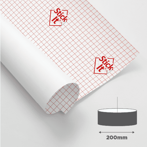 200mm Oval - Self Adhesive Panels