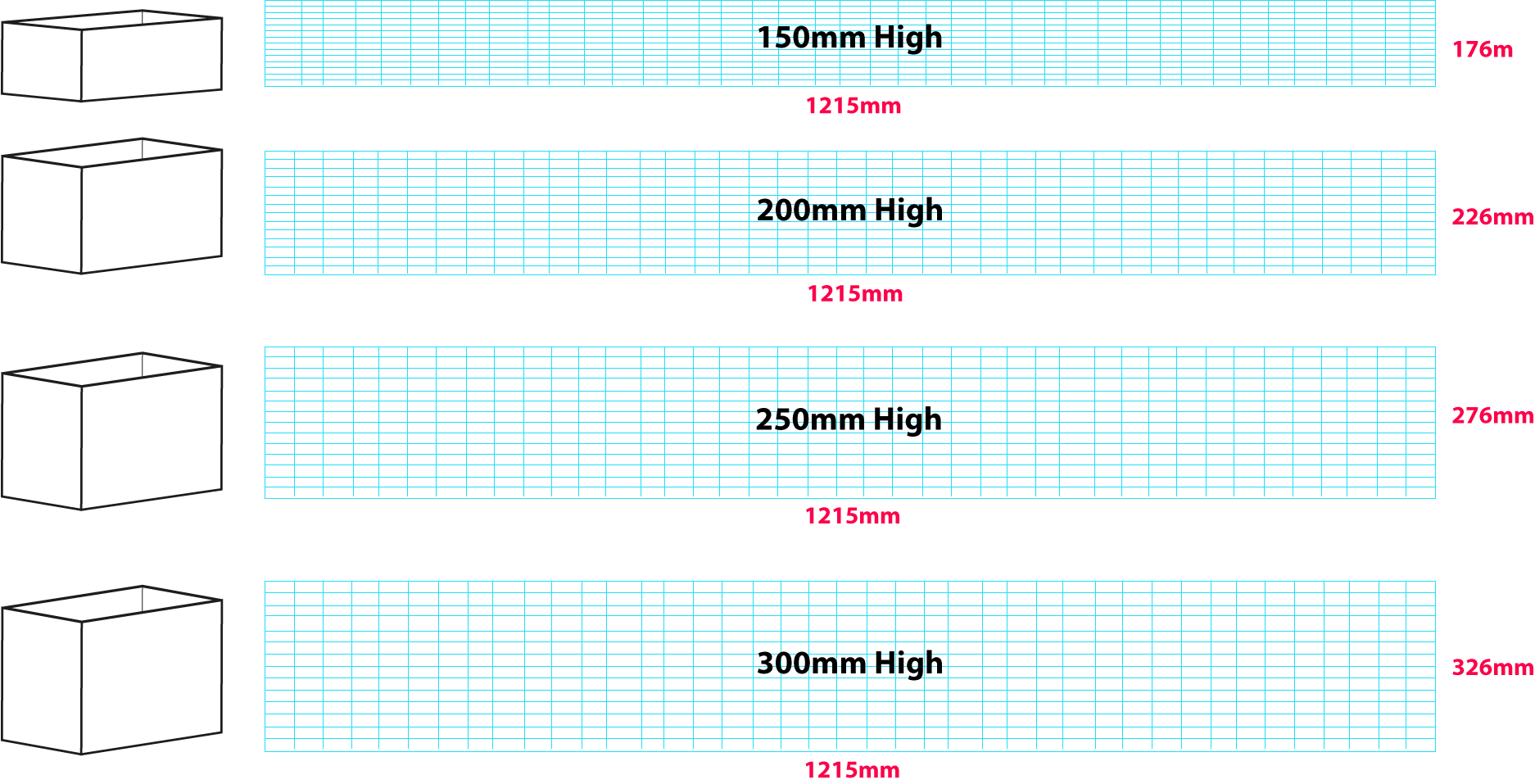 200mm x 400mm Rectangle - Self Adhesive Panel