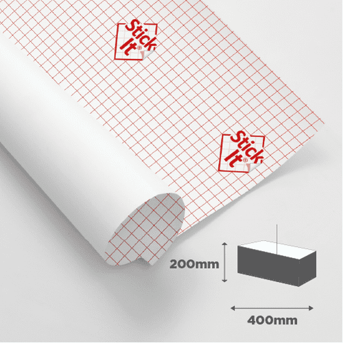 200mm x 400mm Rectangle - Self Adhesive Panel