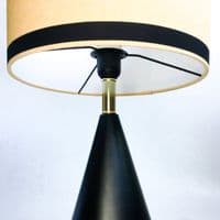 20cm Black Lampshade Ringset
