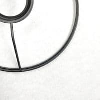 20cm Black Lampshade Ringset