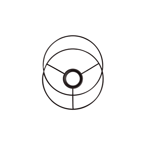 20cm Black Lampshade Ringset