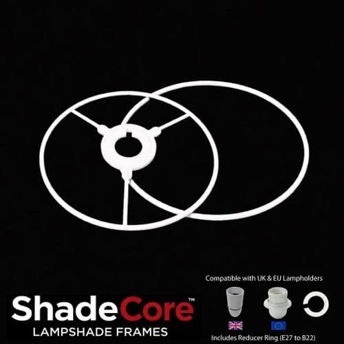 20cm Circular Lampshade Ring Set