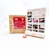 20cm Drum Lampshade Making Kit with US Spider Fitter (1/2