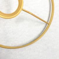 20cm Gold Lampshade Ring Set