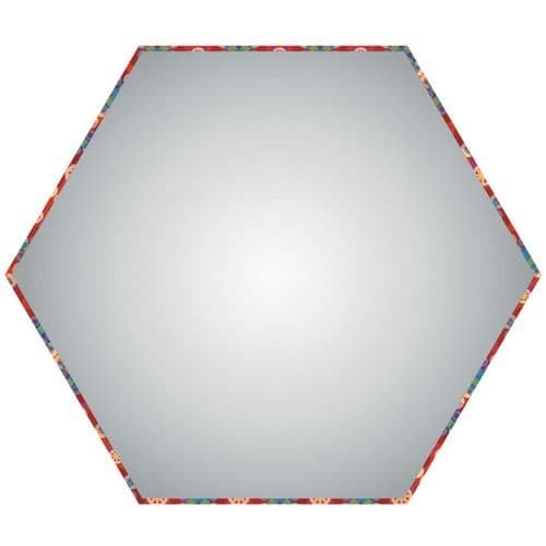 20cm Hexagon Lampshade Diffuser - Translucent polypropylene