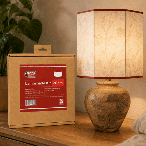 20cm Hexagon  Lampshade Making Kit