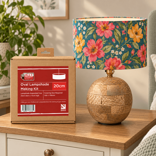 20cm Oval Lampshade Making Kit