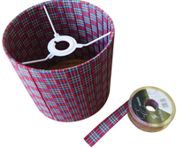 20cm Ribbon Manufacturers Pack - 50 Drum Lampshades