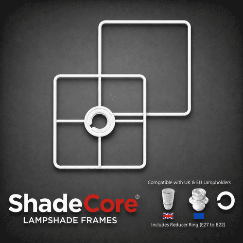 20cm Square Lampshade Frame Set
