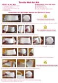 20cm Square - Textile Wall Art Kit - Trade Pack x 24