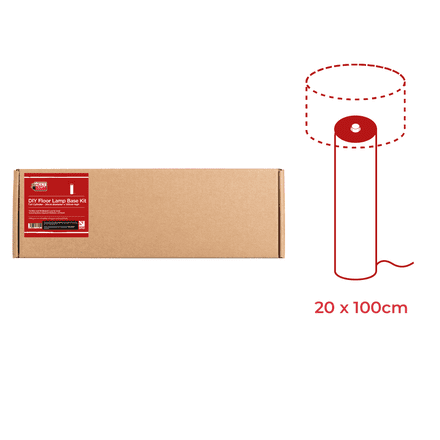 20cm x 100cm High - Floor Lamp Base Making Kit