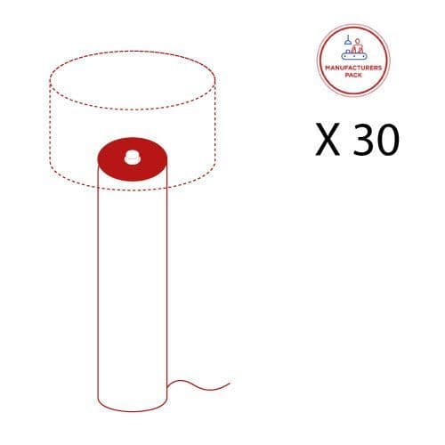 20cm x 100cm High - Floor Lamp Base Making Kit - Manufacturing Pack 30 Units