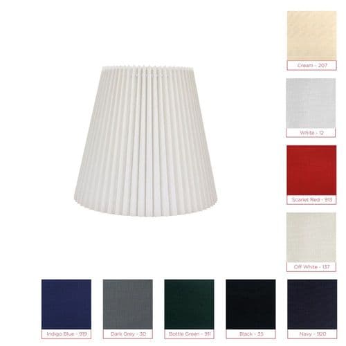 230mm Height X 55 Plts X 20mm -  Chic - Accordion Pleated Lampshade Sleeve