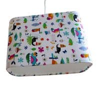 24 x 40cm x 20cm Rounded Rectangle Lampshade Making Kits -Trade Pack