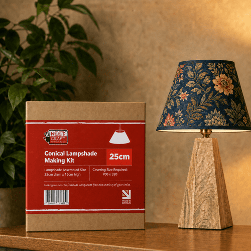 25cm Conical Lampshade Making Kit (Duplex Fitting)