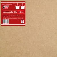 25cm Drum Lampshade Making Kit- Twin Pack
