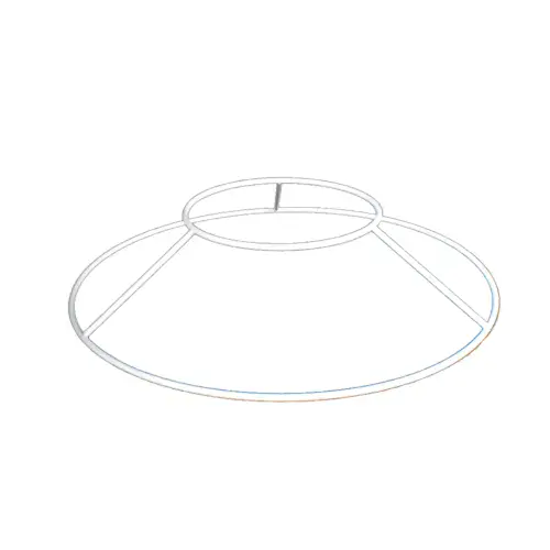 25cm Duplex Top Circular Lampshade Ring