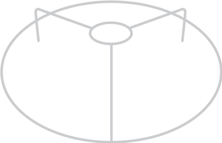 25cm Lamp Making Ringset - Circular