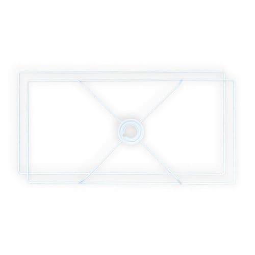 25cm x 50cm Rectangle Lampshade Frame Set
