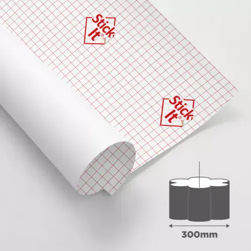 300mm Scalloped Lampshade Self-Adhesive Panel