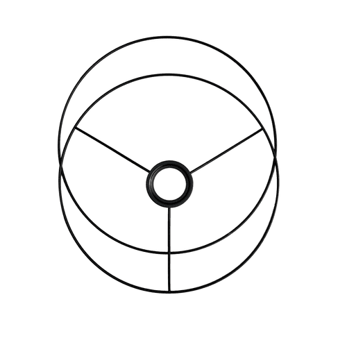 30cm Black Lampshade Ringset