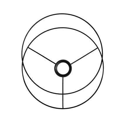 30cm Black Lampshade Ringset