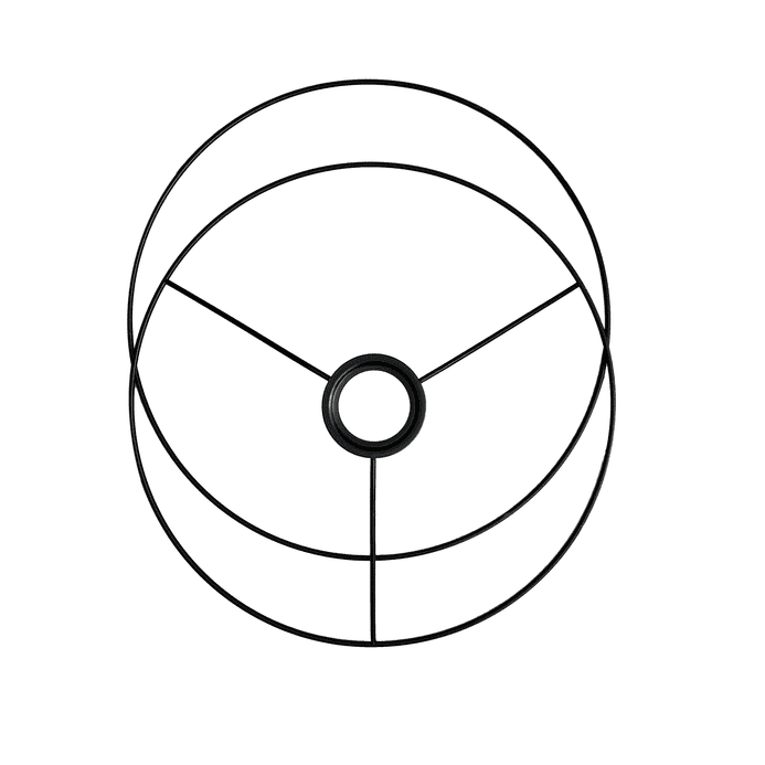 30cm Black Lampshade Ringset