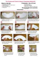 30cm Empire Lampshade Making Kit (Duplex Fitting)