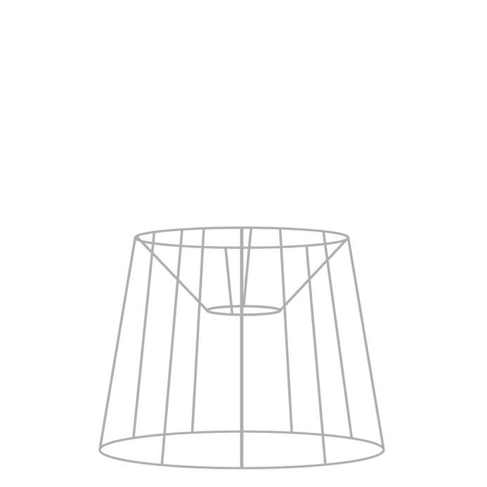 30cm French Tapered Drum Lampshade Frame with Duplex Fitting