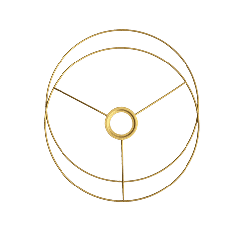 30cm Gold Lampshade Ringset