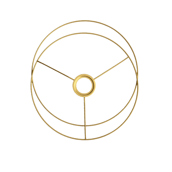 30cm Gold Lampshade Ringset