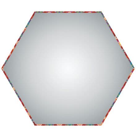 30cm Hexagon Lampshade Diffuser - Translucent polypropylene