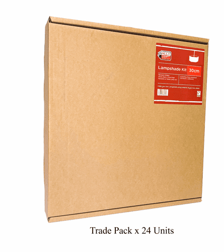 30cm Hexagon Lampshade Making Kits - Trade Pack 24 Units
