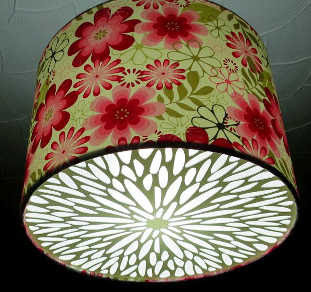30cm Lampshade Diffuser Floral (2 Part Set)
