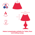 30cm Manufacturers Pack -  30 Conical Lampshades