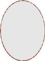 30cm Oval Lampshade Diffuser - Translucent polypropylene
