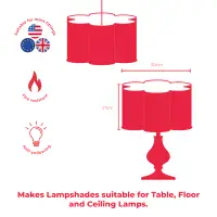 30cm Scalloped Lampshades Manufacturers Pack - 30 Units