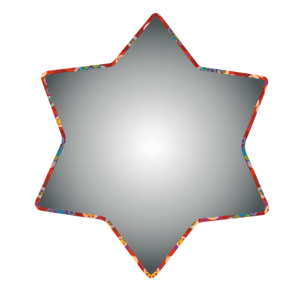 30cm Star Lampshade Diffuser - Translucent polypropylene